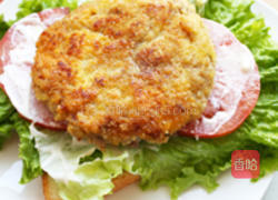 煎牛肉饼三明治的做法图解15