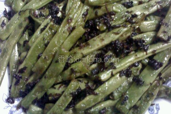 梅干菜炒四季豆