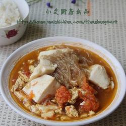 西红柿鸡蛋炖粉条的做法[图]