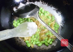 榨菜炒毛豆的做法图解6