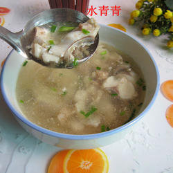 鱼片肉末汤的做法[图]