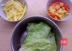 菠萝菜卷的做法图解6