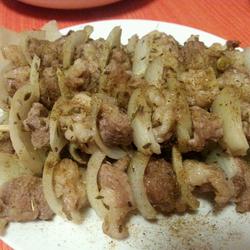 洋葱羊肉串的做法[图]