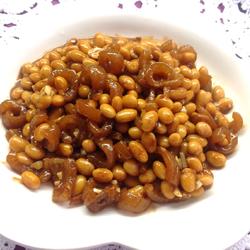 酱焖肉皮黄豆的做法[图]