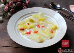 牛奶煨白菜的做法图解6