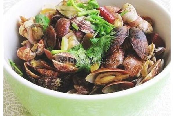 海天酱炒花蛤
