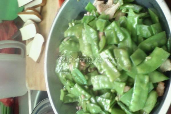 扁豆炒肉
