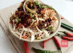 川味榨菜鸡丝凉面的做法图解7