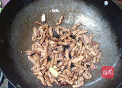 黄瓜炒肉的做法图解6