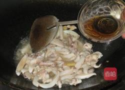 芹茱炒目鱼的做法图解4