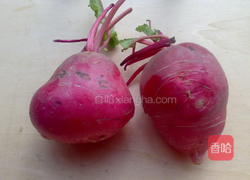 香柠糖醋水萝卜的做法图解1