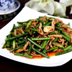 蒜苔炒肉丝的做法[图]