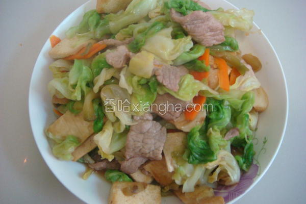 风味手撕包菜