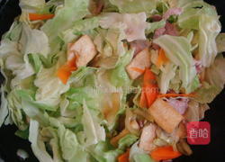 风味手撕包菜的做法图解5