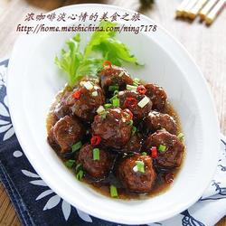裹汁香菇牛肉丸的做法[图]