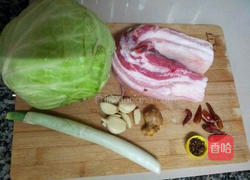 干锅包菜的做法图解1