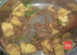 菠萝炒牛肉的做法图解8