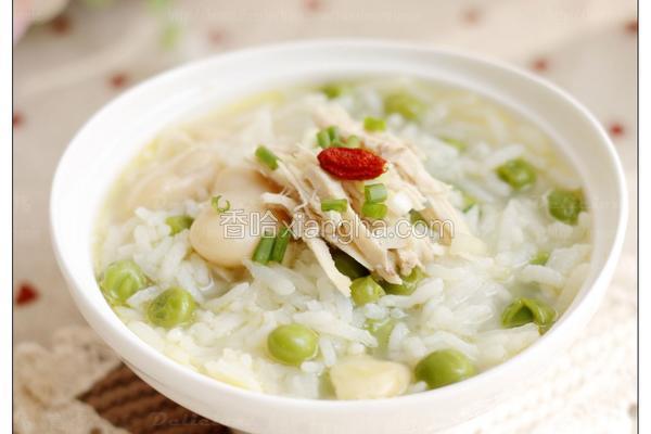 鸡汁豆汤饭
