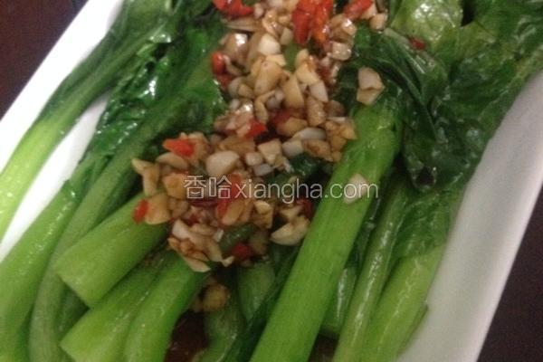 白灼菜心