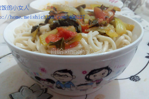 油菜西红柿面