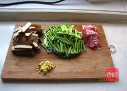 五花肉炒香干的做法图解1