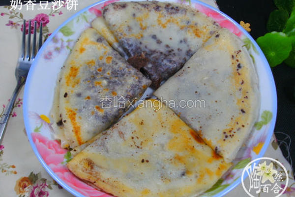奶香豆沙饼