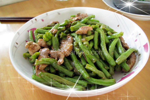 红焖豆角