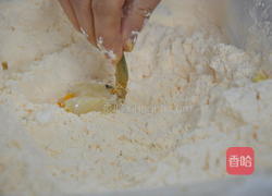 青蟹炒年糕的做法图解4