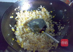 金沙炒饭的做法图解6