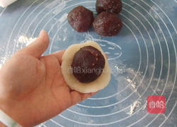 蔓越莓冰皮月饼的做法图解13