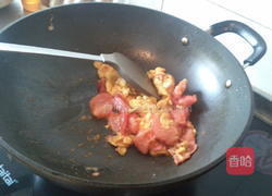 番茄炒蛋一菜两吃的做法图解5