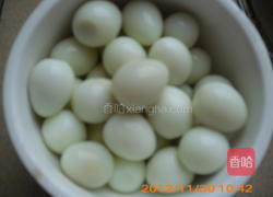 黄花菜烧鹌鹑蛋的做法图解4