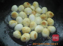 黄花菜烧鹌鹑蛋的做法图解8