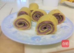 玉米面紫薯卷的做法图解12