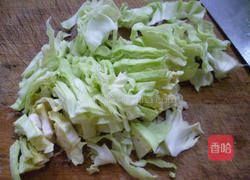 梅豆炒牛心菜的做法图解5