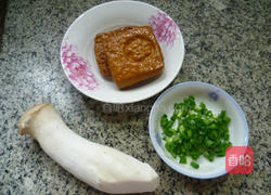 杏鲍菇炒香干的做法图解1