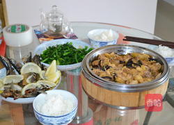 冬菇蒸鸡肉的做法图解5