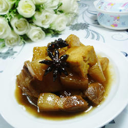 豆腐烧五花肉的做法[图]