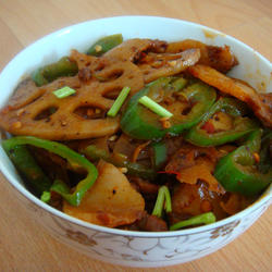 湘辣藕炒肉的做法[图]