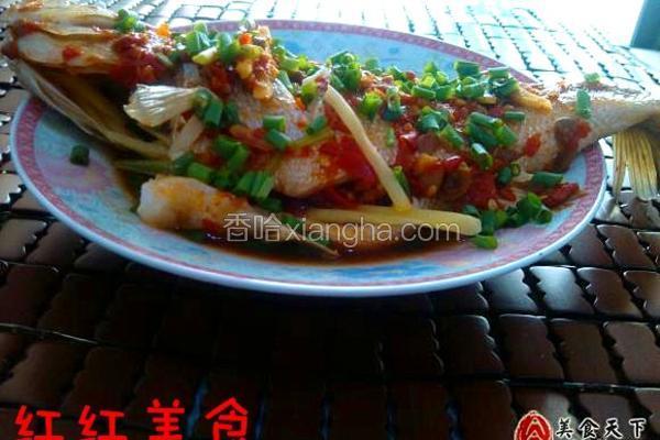 剁椒蒸鲈鱼
