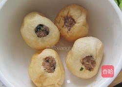 丝瓜油球汤的做法图解4