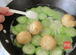 丝瓜油球汤的做法图解10