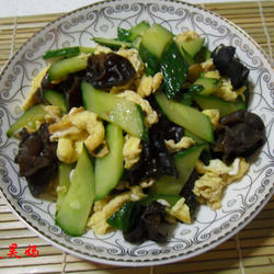 青瓜木耳炒鸡蛋的做法[图]
