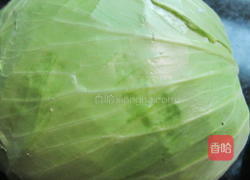 油煎包菜卷的做法图解3