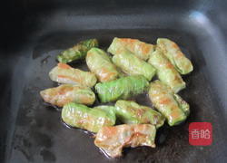 油煎包菜卷的做法图解12