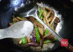 香干炒茄子的做法图解13