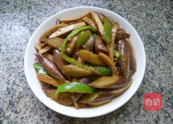 香干炒茄子的做法图解16