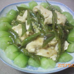 农家尖椒炒豆干的做法[图]