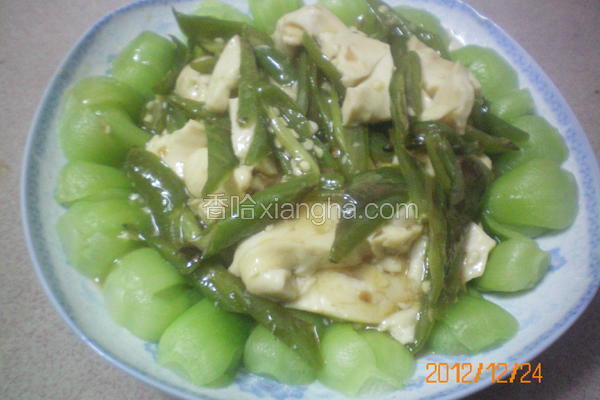 农家尖椒炒豆干