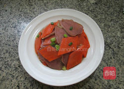 胡萝卜炒猪舌头的做法图解11